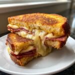 Air Fryer Beef Bologna Sandwich