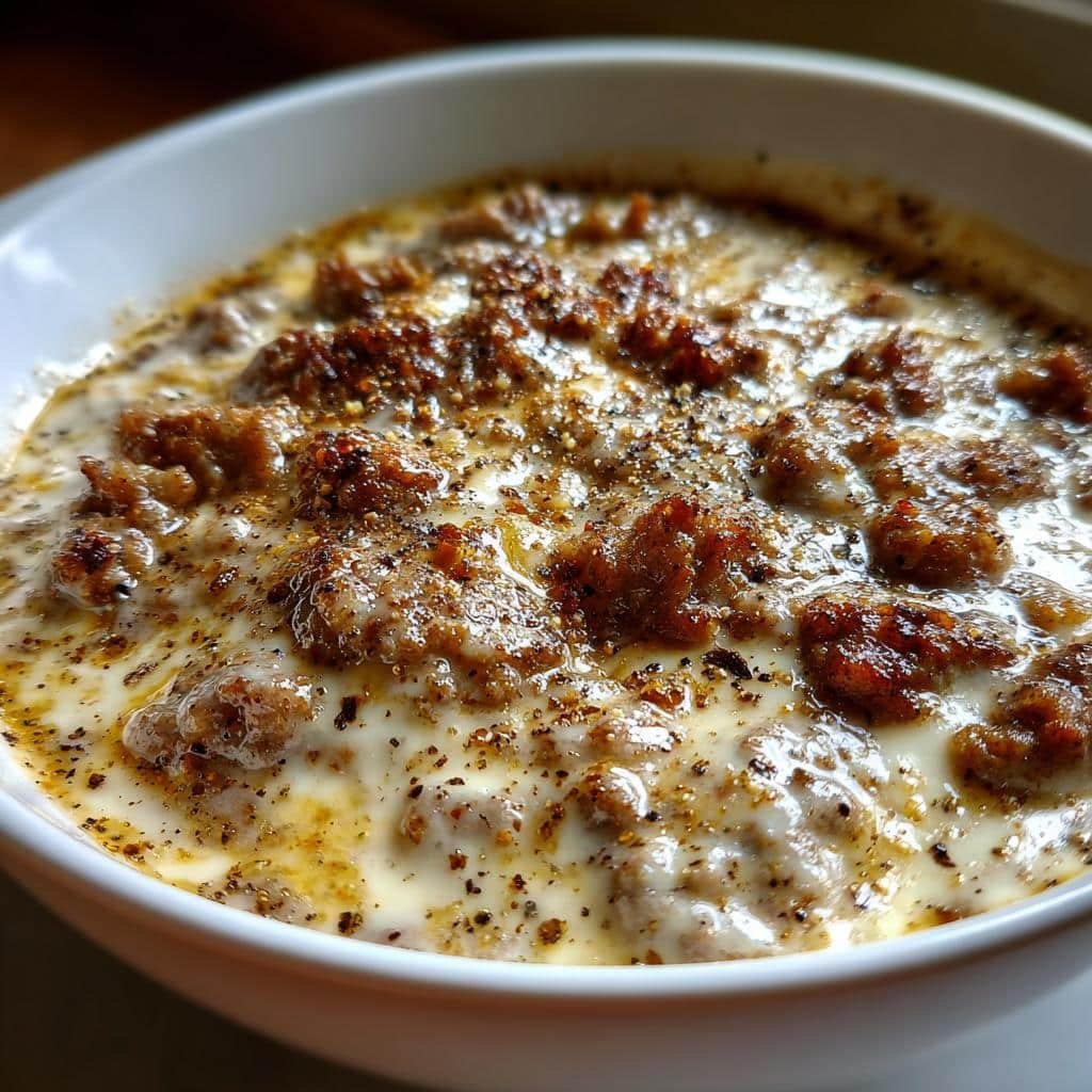 Air Fryer Best Sausage Gravy - detail 1