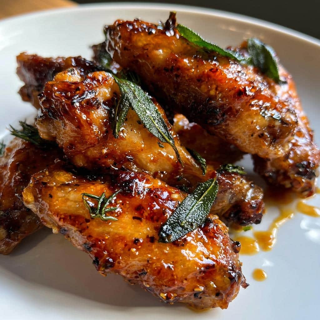 Air Fryer Brown Butter Sage Wings