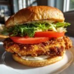 Air Fryer Cajun Spiced Chicken Sandwich