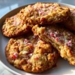 Air Fryer Candy Cane Crushed Cookies