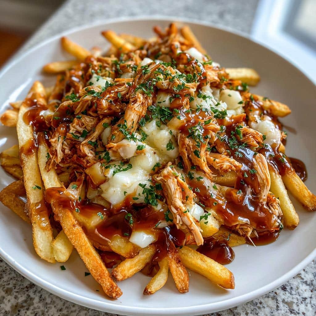 Air Fryer Chicken Poutine Recipe French Fries - detail 1