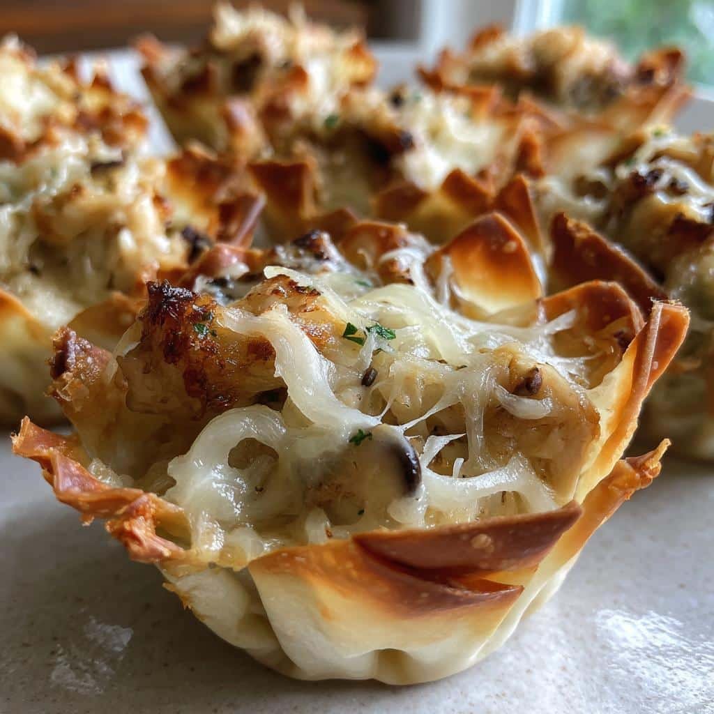 12-Minute Crispy Air Fryer Chicken Tetrazzini Cups Magic 4 Air Fryer Chicken Tetrazzini Cups - detail 1