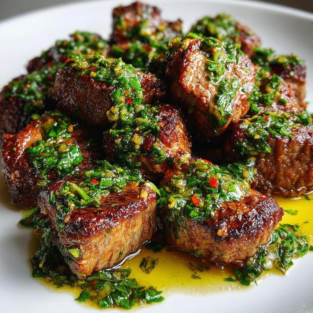Air Fryer Chimichurri Steak Bites - detail 1