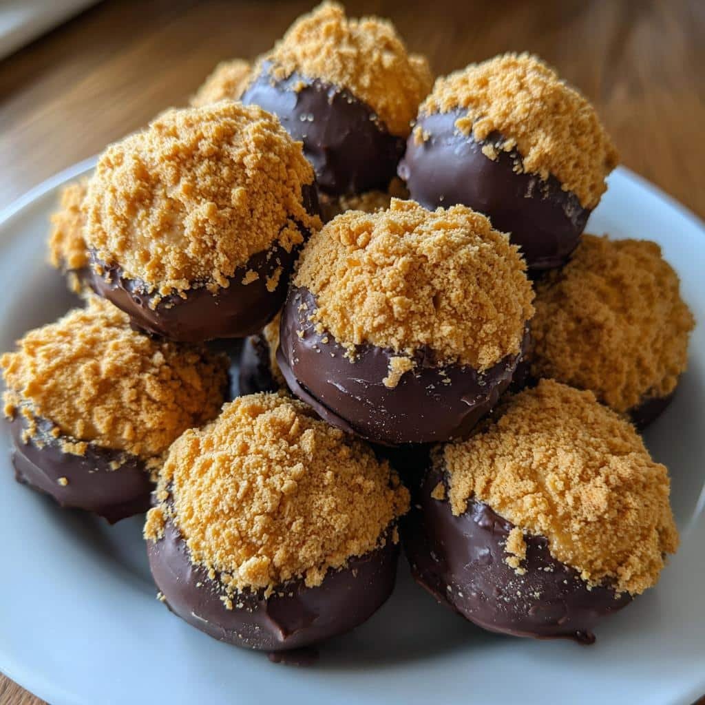 Air Fryer Christmas Peanut Butter Balls - detail 1