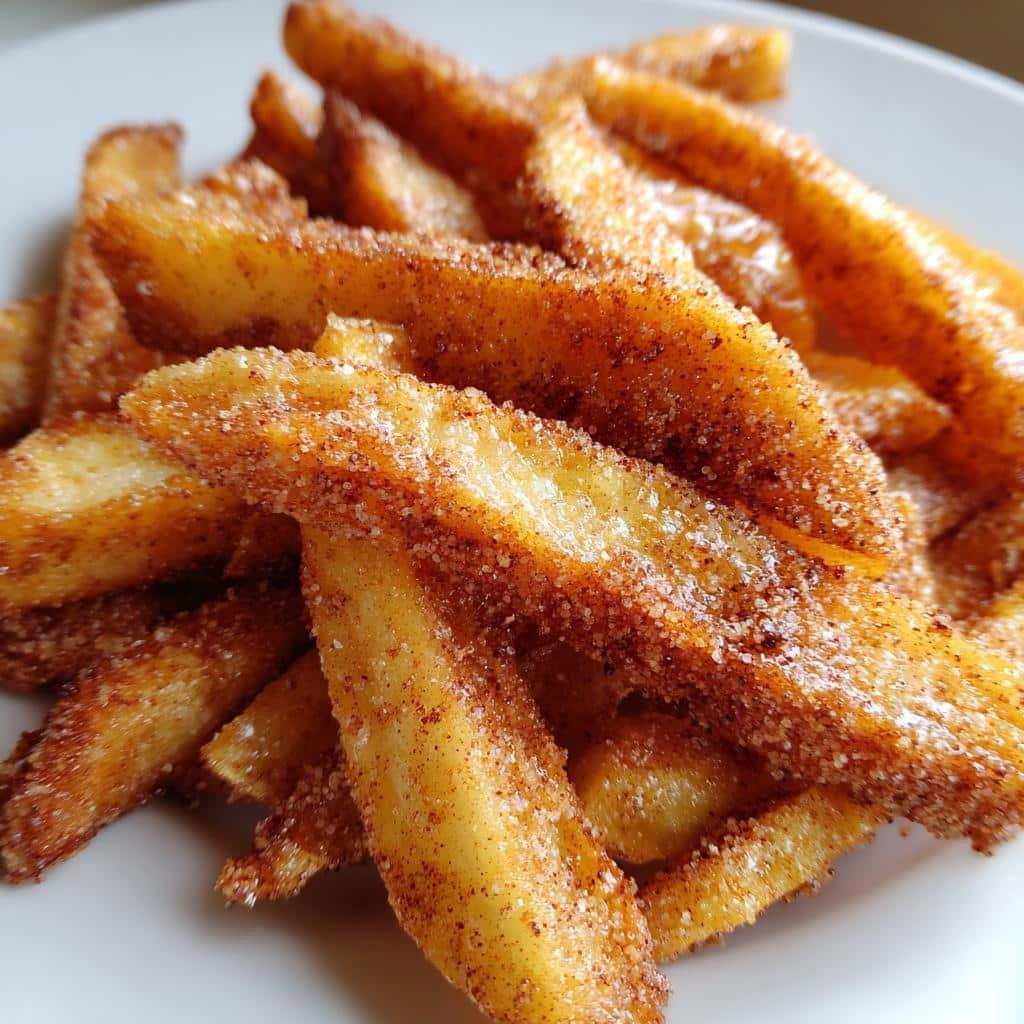 Air Fryer Churro Apple Fries (Cinnamon Sugar) - detail 1