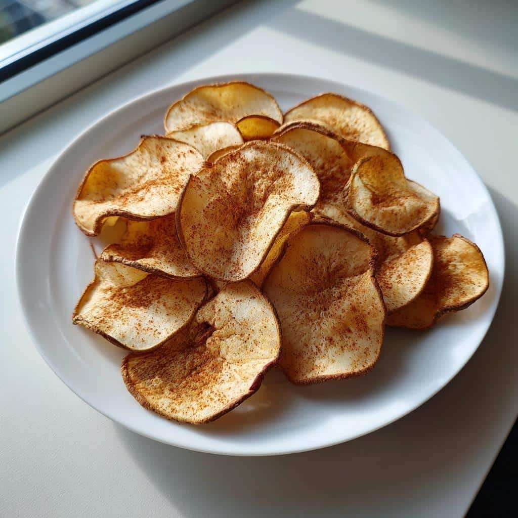 Air Fryer Cinnamon Apple Chips (Christmas) - detail 1