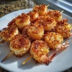 Air Fryer Coconut Shrimp Skewers