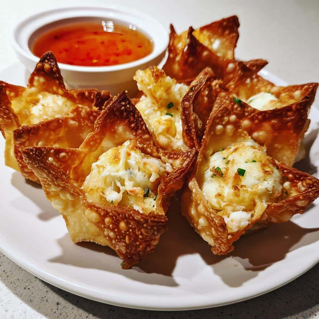 Air Fryer Crab Rangoon (Cream Cheese Wontons) - detail 1