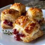 Air Fryer Cranberry Brie Bites (Pastry)