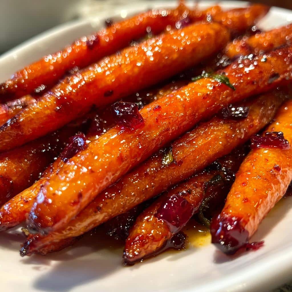 Air Fryer Cranberry-Orange Glazed Carrots - detail 1