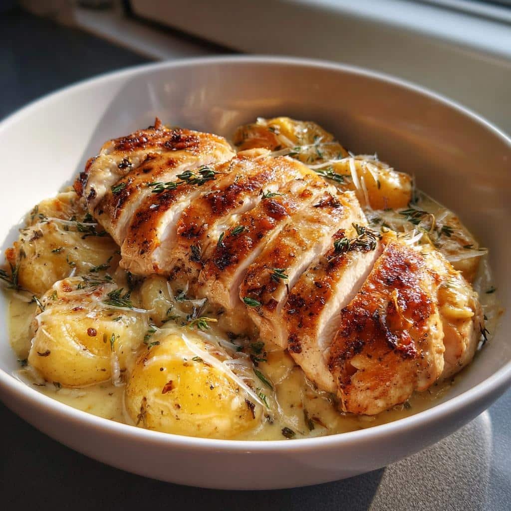 Air Fryer Creamy Chicken & Potato Comfort Bowl - detail 1