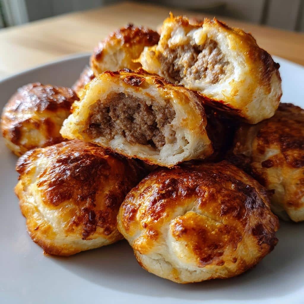 Air Fryer Crescent Meatballs