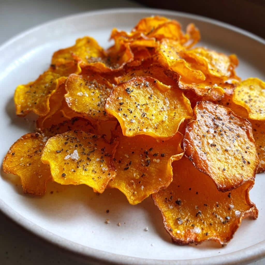 Air Fryer Crispy Golden Beet Chips - detail 1