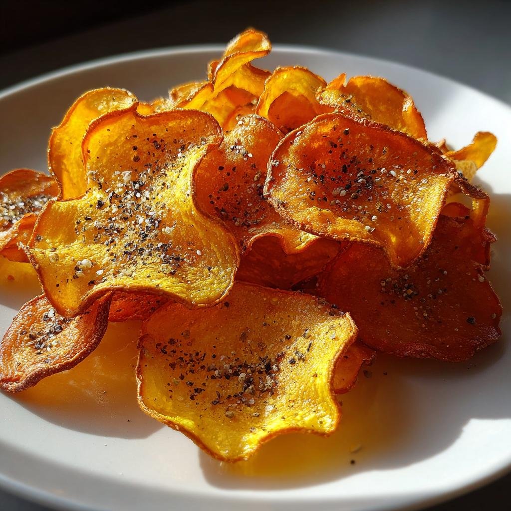 Air Fryer Crispy Golden Beet Chips