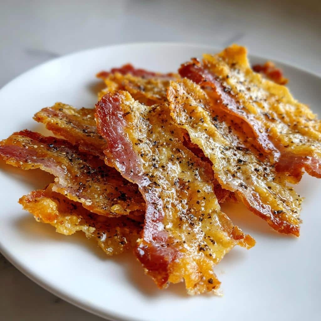 Air Fryer Crispy Pancetta Crackers