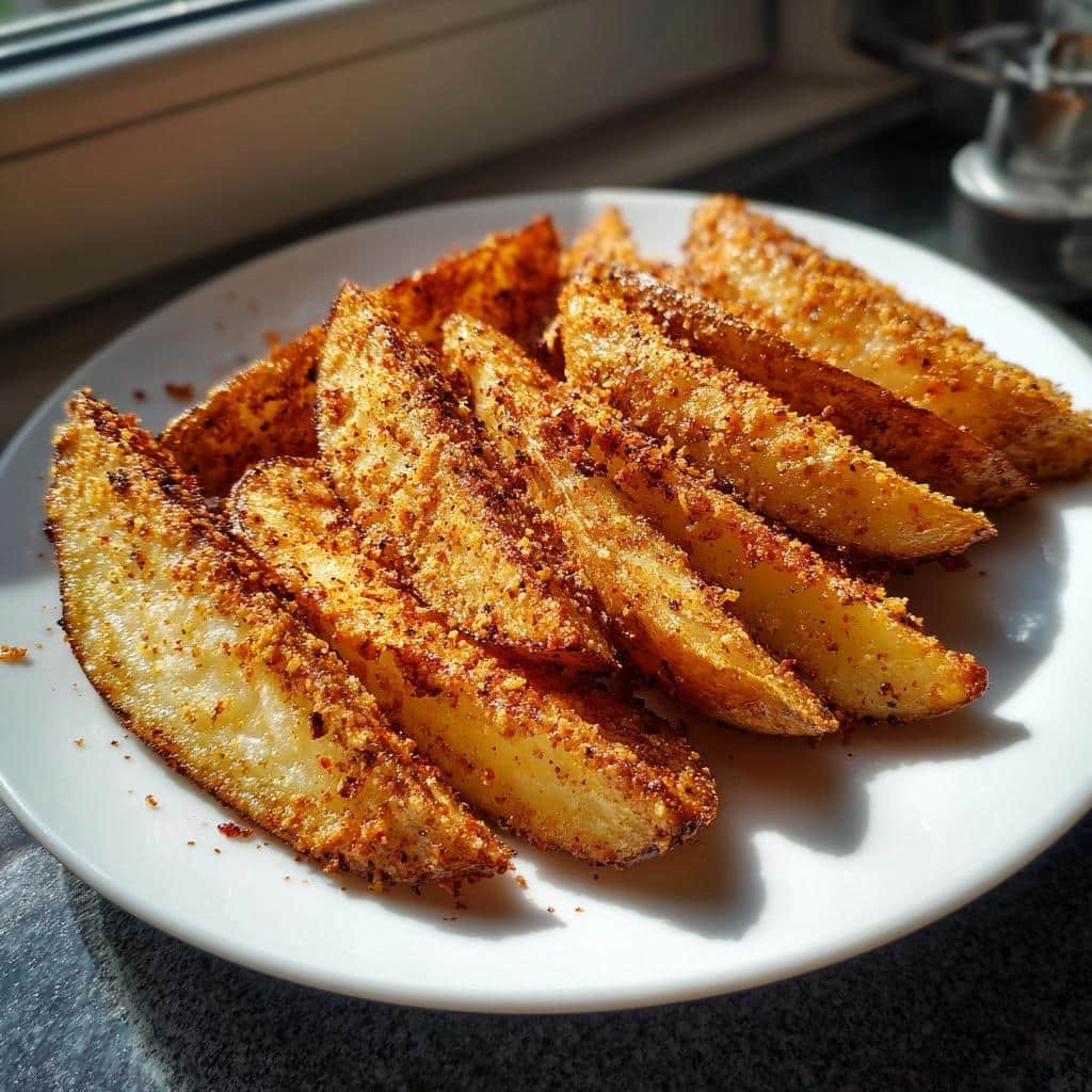 Air Fryer Crispy Parmesan Potatoes - detail 1