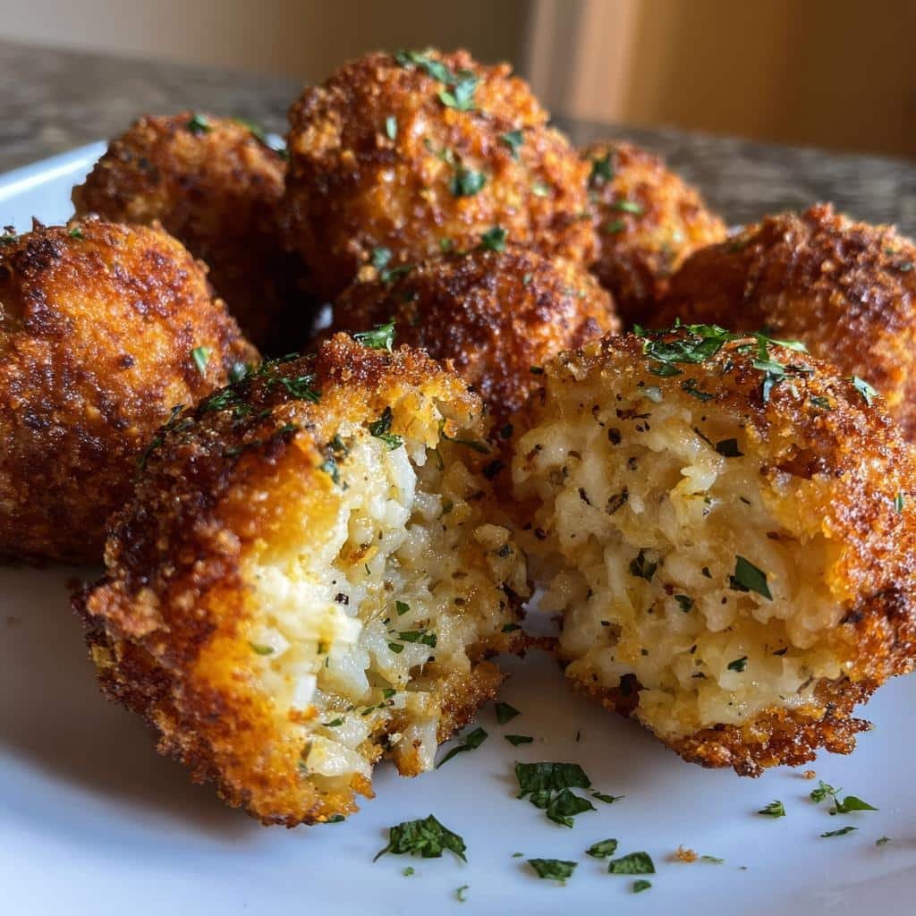 Air Fryer Crispy Risotto Balls (With Truffle) - detail 1