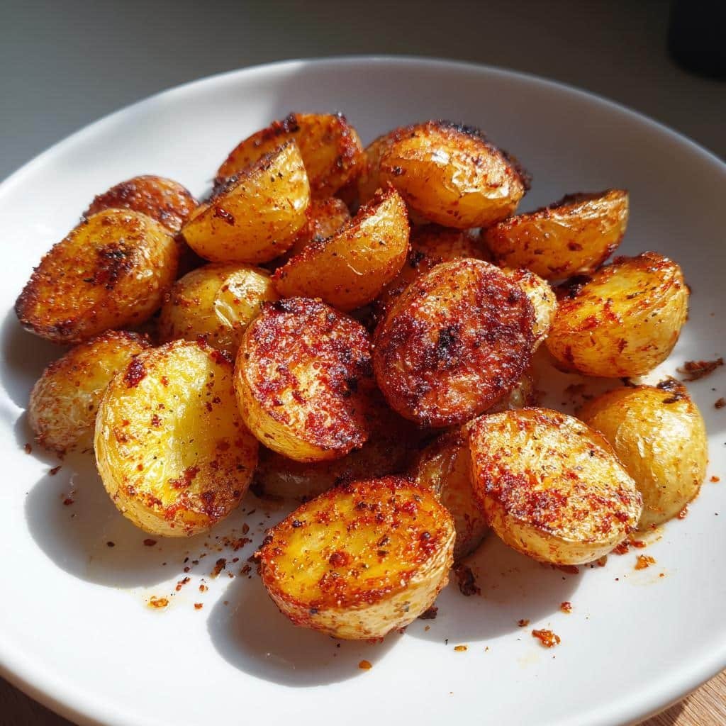 Air Fryer Crispy Roasted Baby Potatoes