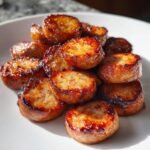Air Fryer Crispy Sausage Rounds (Sliced)