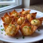 Air Fryer Crispy Wontons (Shrimp-Filled)