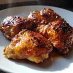 Air Fryer Crock Pot Honey Garlic Chicken Thighs