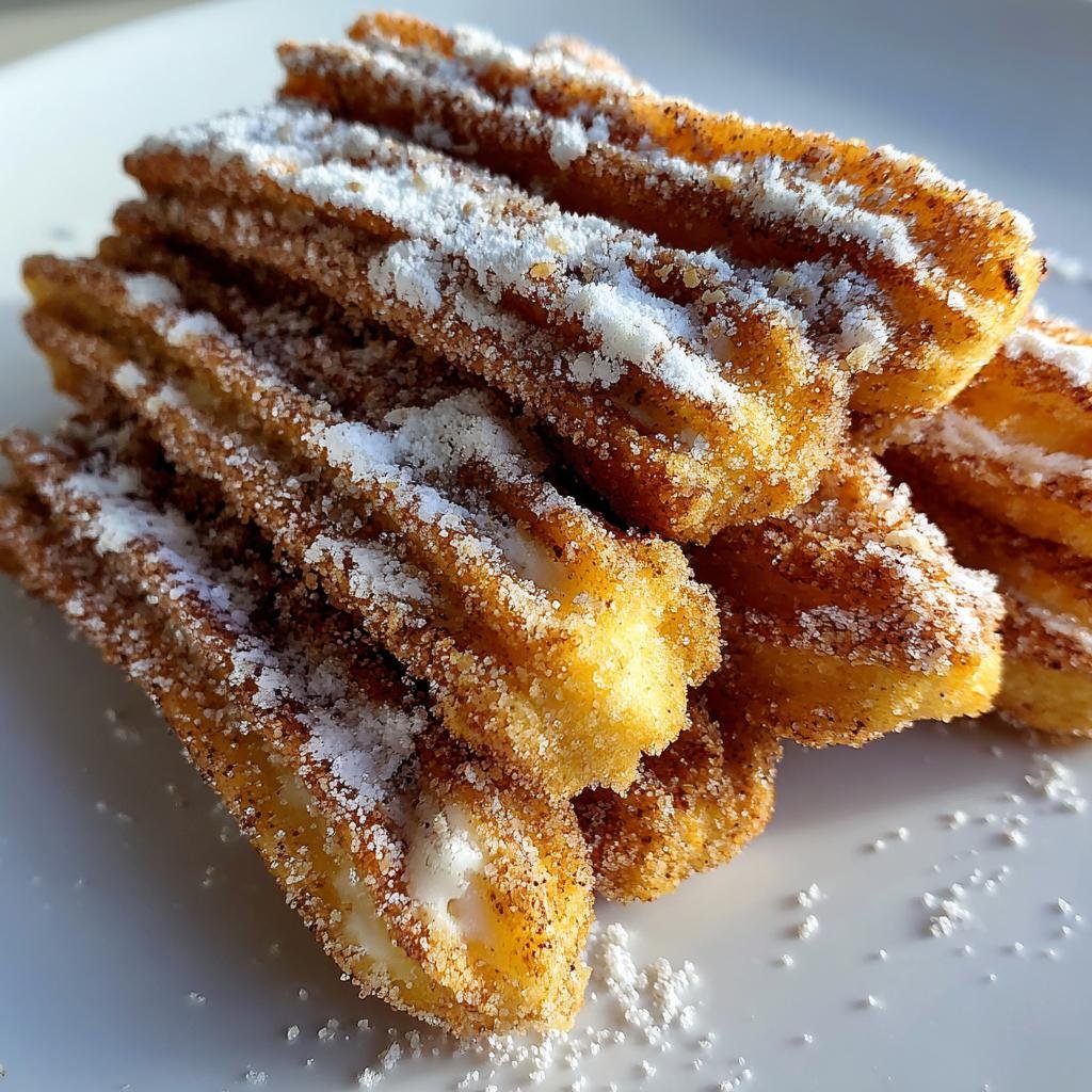 Air Fryer Eggnog-Dusted Dessert Churros - detail 1