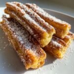 Air Fryer Eggnog-Dusted Dessert Churros