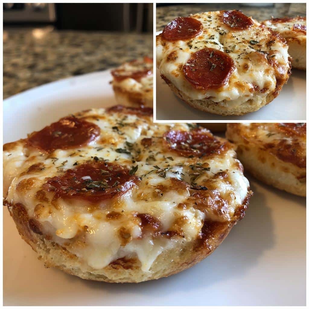 15-Minute Air Fryer English Muffin Pizza Bagels - Irresistible! 4 Air Fryer English Muffin Pizza Bagels - detail 1