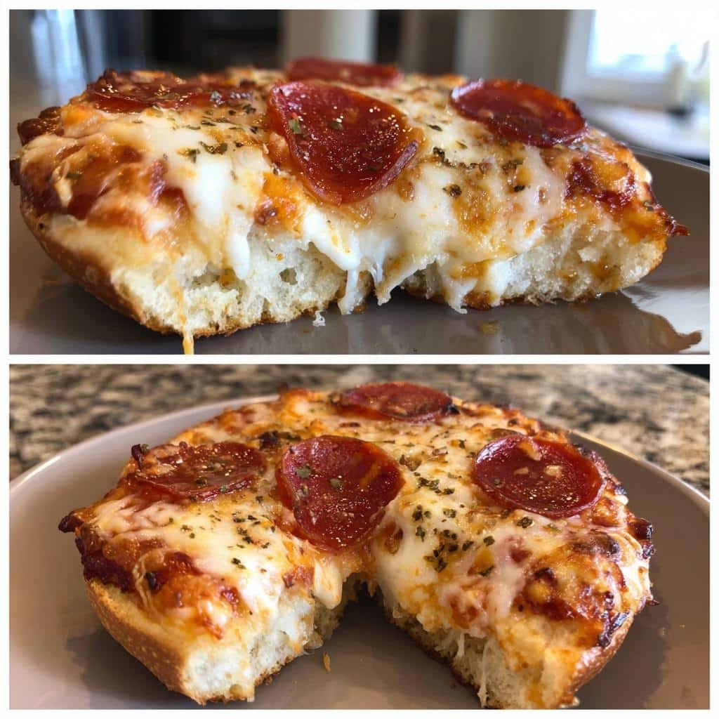 Air Fryer English Muffin Pizza Bagels