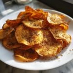 Air Fryer Fast Brown Sugar Sweet Potato Chips