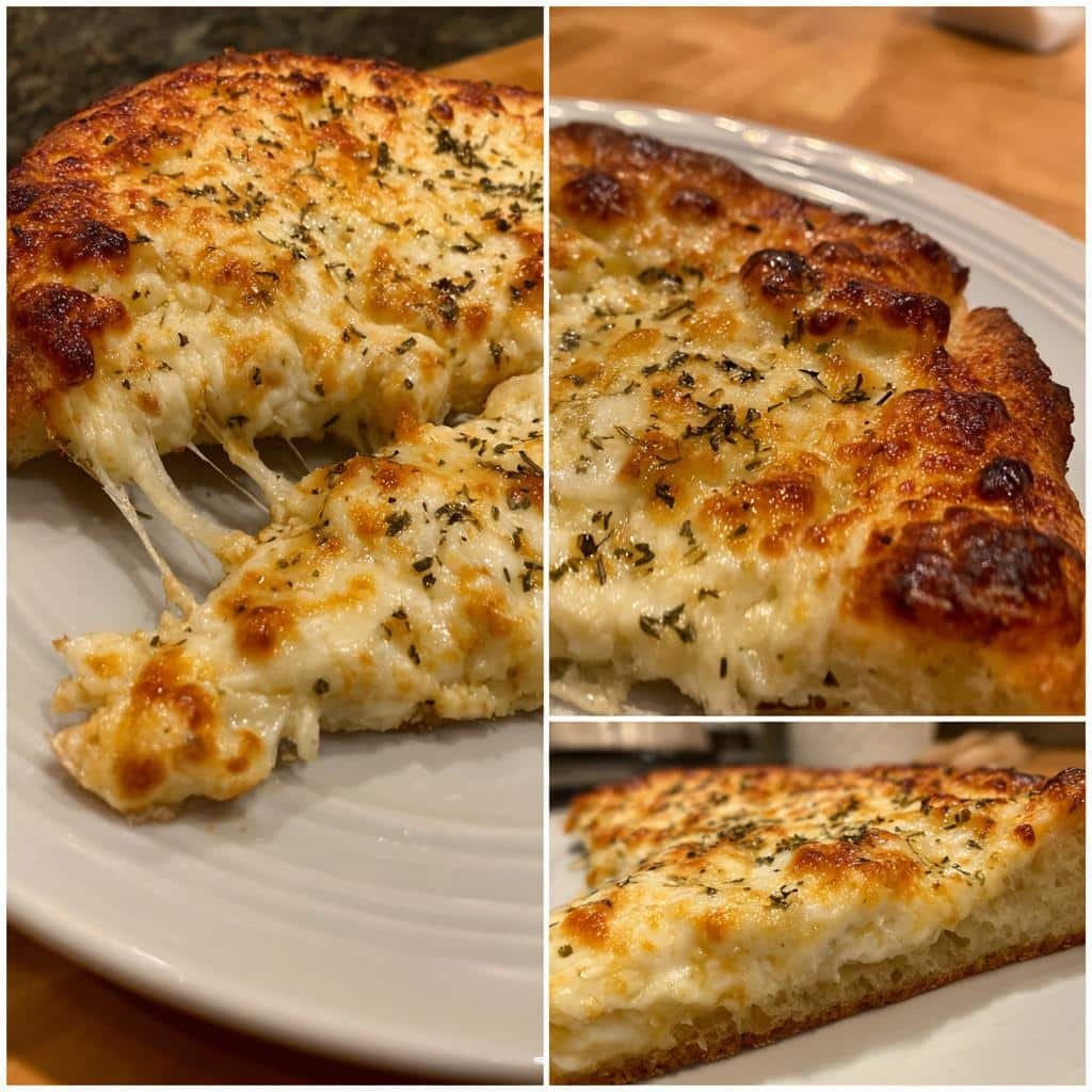 Air Fryer Four Cheese White Pizza - detail 1