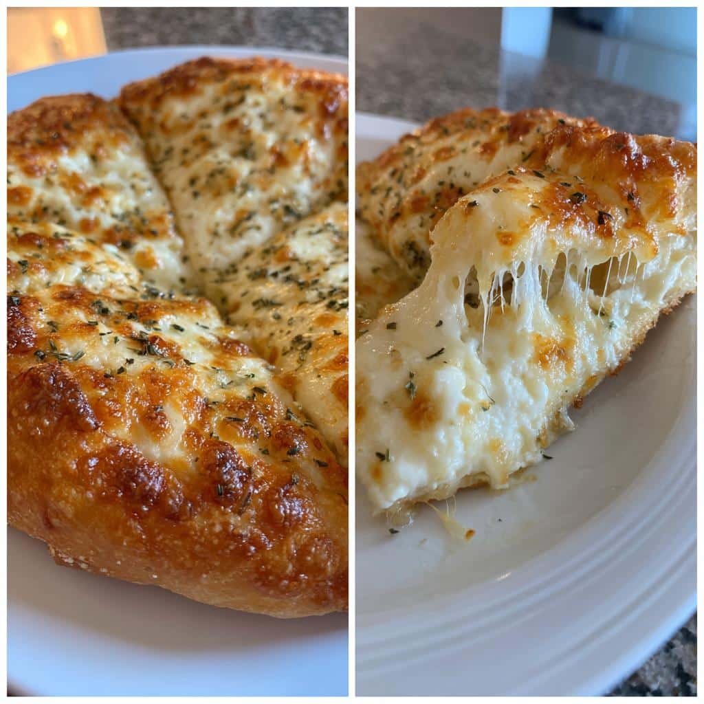 Air Fryer Four Cheese White Pizza