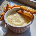 Air Fryer Garlic Aioli Dip (For Fries)
