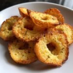 Air Fryer Garlic Bagel Chips