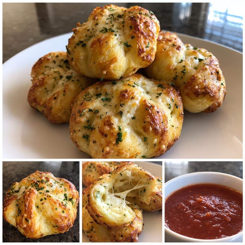Air Fryer Garlic Knot Pizza (Twisted Bread)
