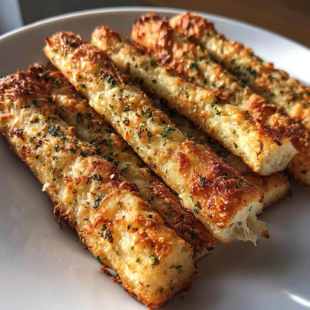 Air Fryer Garlic Parmesan Breadsticks - detail 1