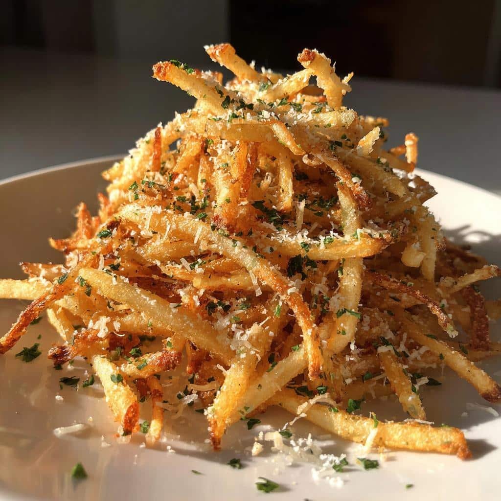 Air Fryer Garlic Parmesan Shoe-String Fries - detail 1