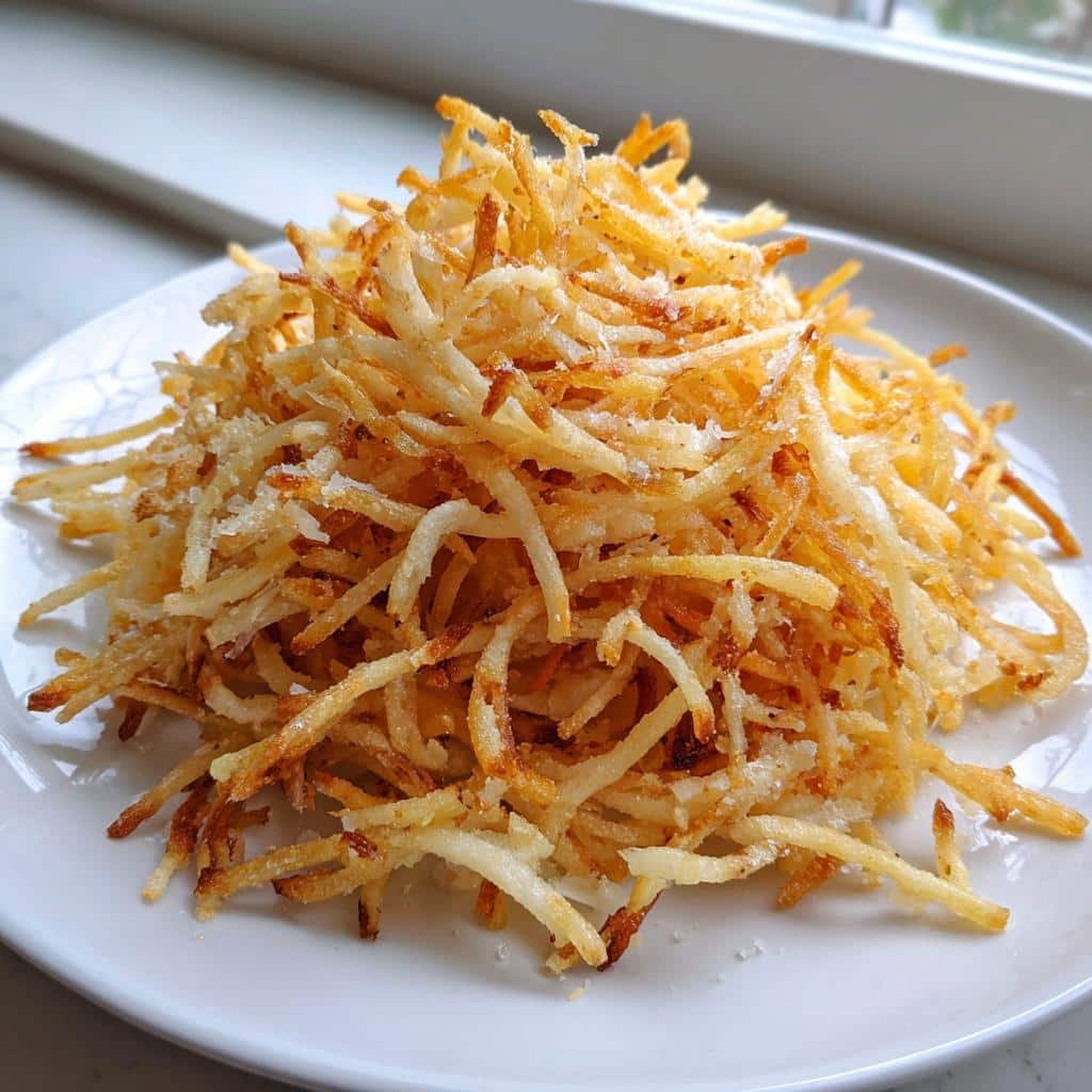 Irresistible Air Fryer Garlic Parmesan Fries in 30 Minutes 4 Air Fryer Garlic Parmesan Shoe-String Fries - detail 1