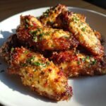 Air Fryer Garlic Parmesan Wings
