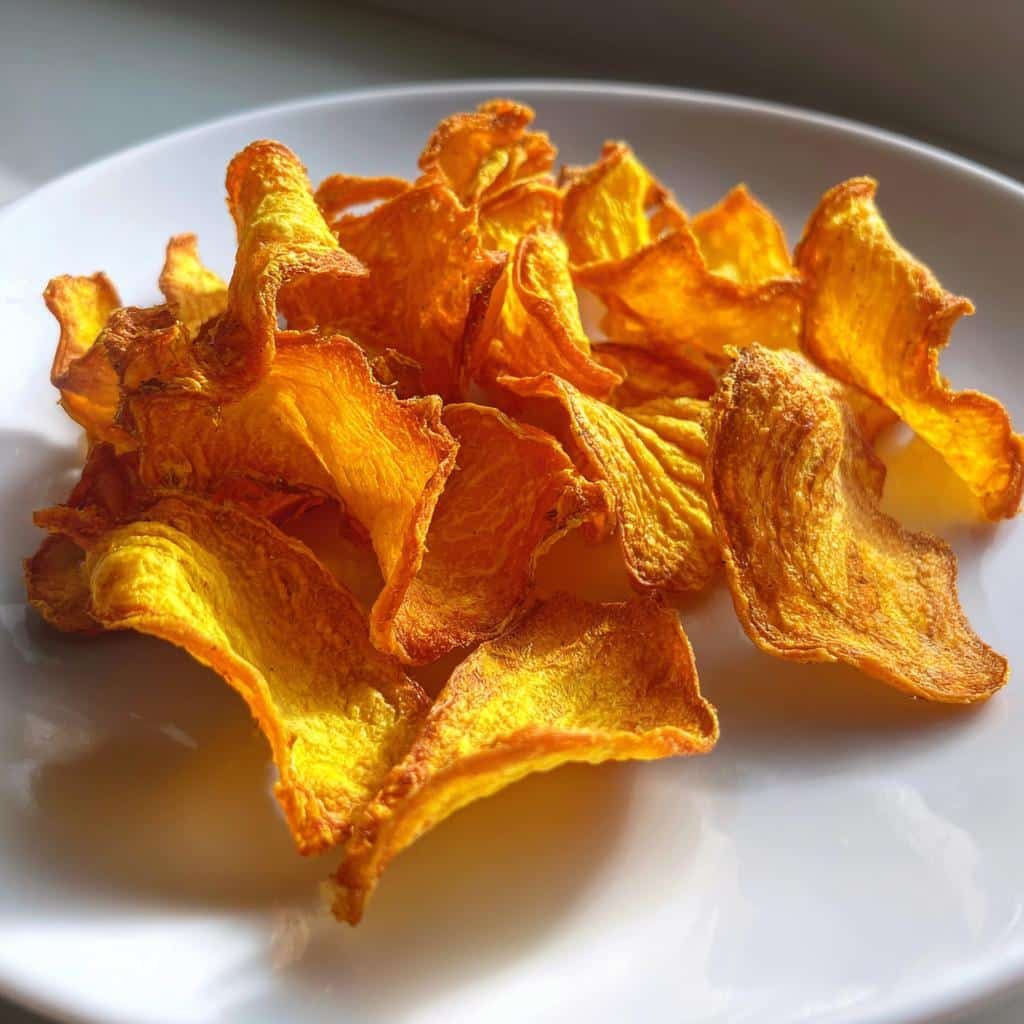 Air Fryer Golden Beet Chips - detail 1