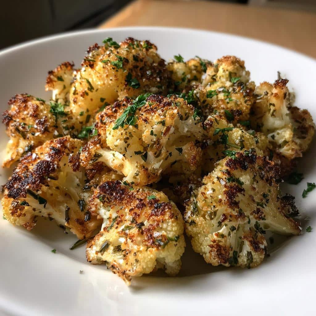 Air Fryer Herb & Garlic Roasted Cauliflower (Festive) - detail 1