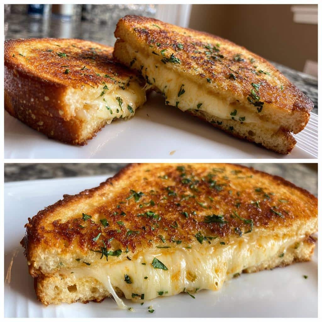 Air Fryer Herb-Infused Bread Air Fryer Grilled Cheese - detail 1