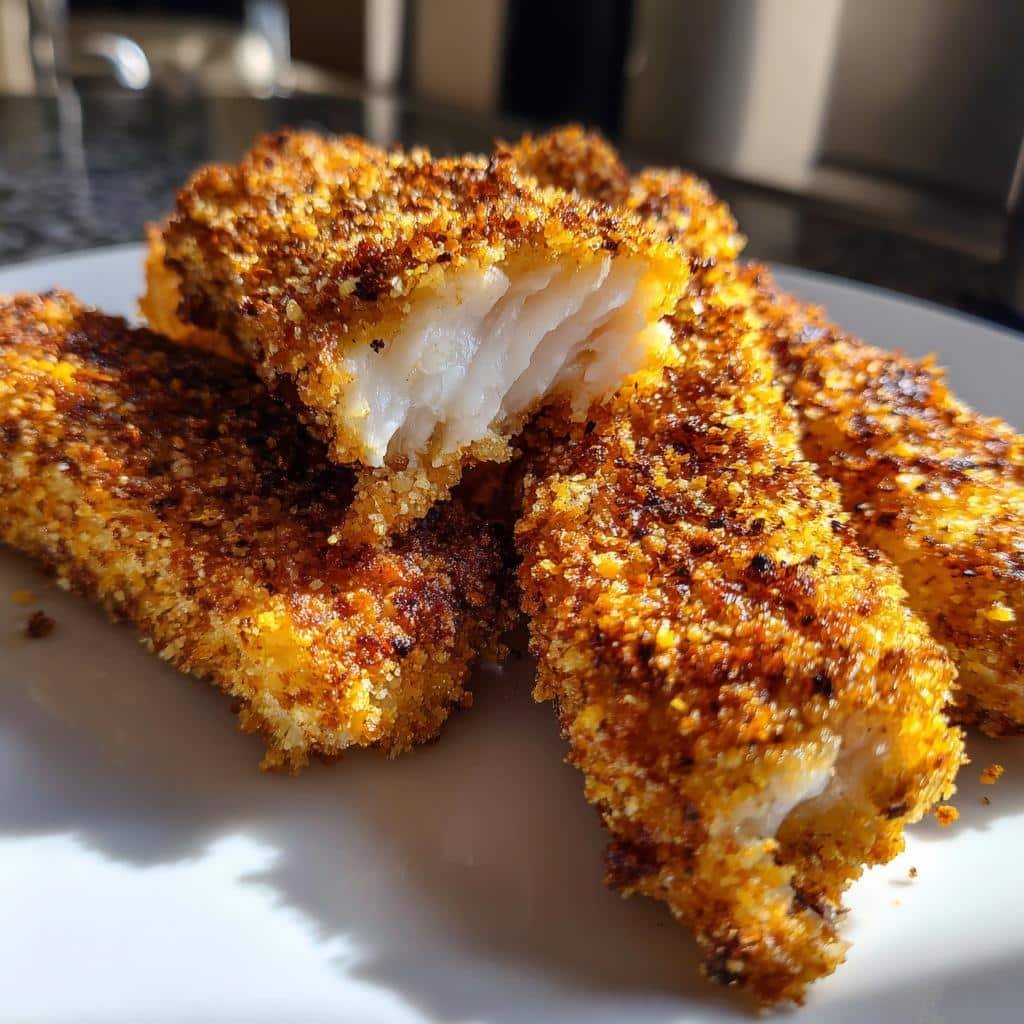 Air Fryer Homemade Fish Sticks (Cod)
