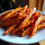 Air Fryer Honey Sriracha Sweet Potato Fries