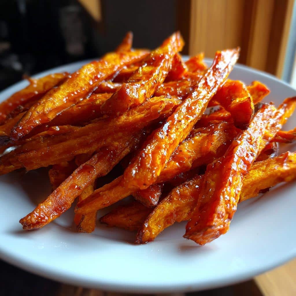 Air Fryer Honey Sriracha Sweet Potato Fries