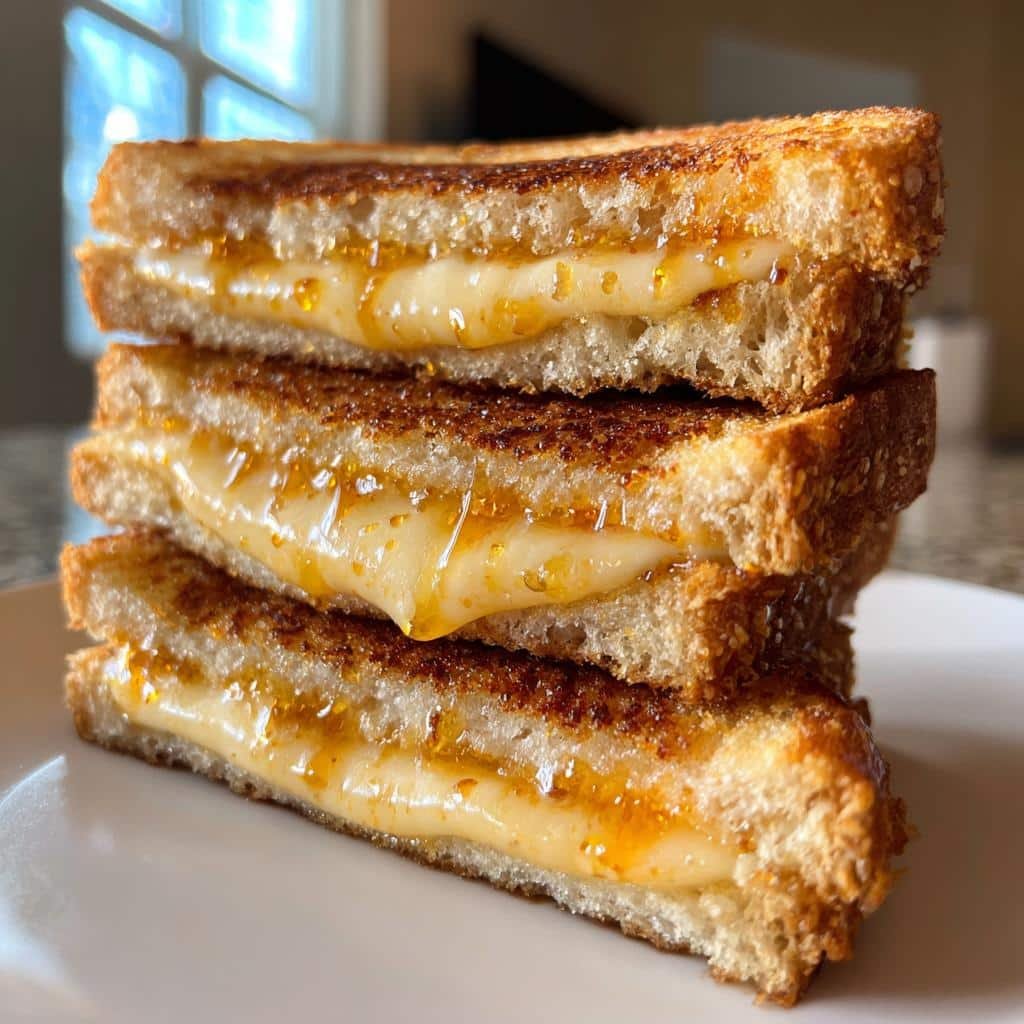 Air Fryer Hot Honey Air Fryer Grilled Cheese