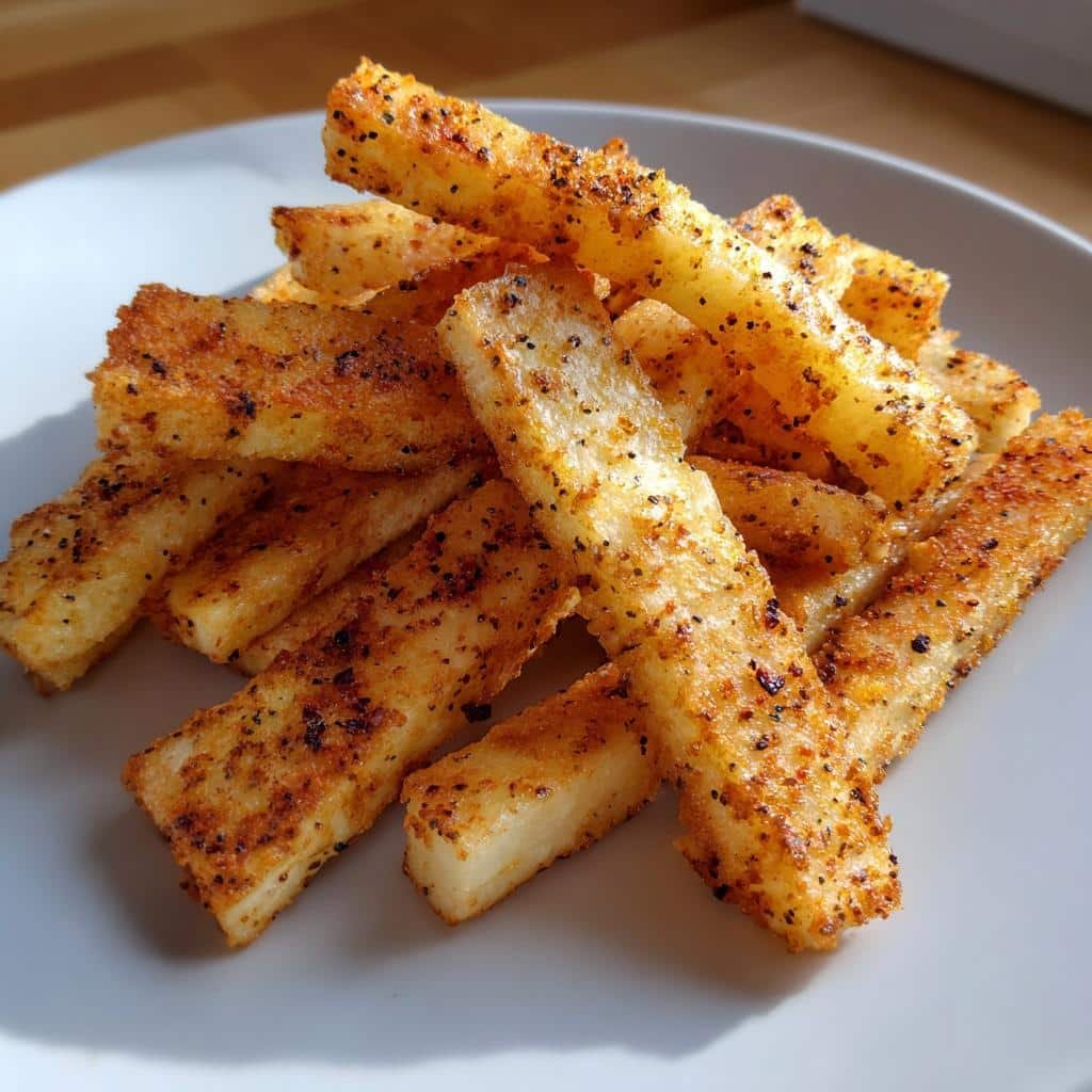 Air Fryer Jicama Sticks (Sweet Root Vegetable) - detail 1