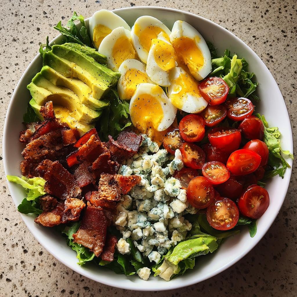 Air Fryer Keto Cobb Salad - detail 1