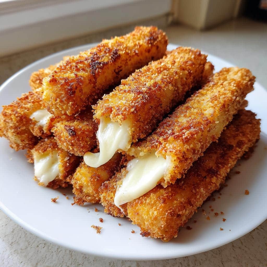 Air Fryer Keto Mozzarella Sticks - detail 1